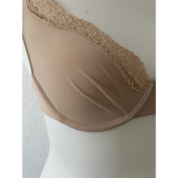 Skims Bra Lingerie Unlined Full Coverage Clay Intimates - Picture 4 of 13